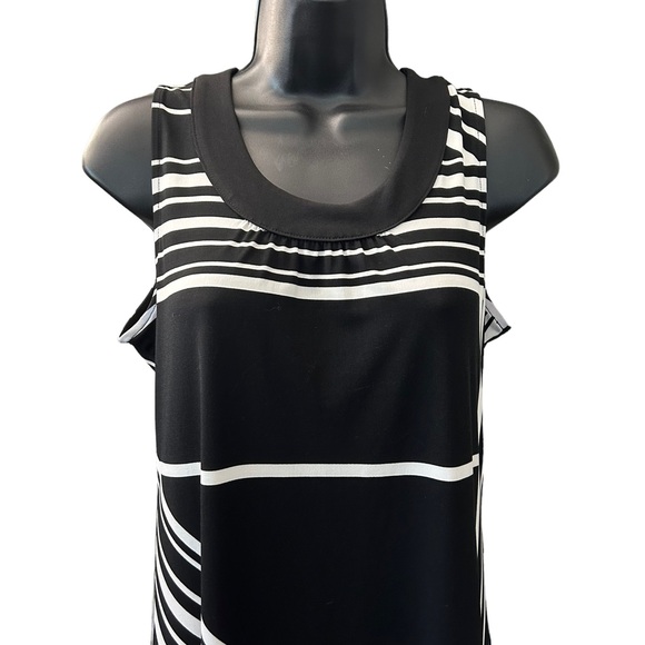 Banana Republic Women’s Sleeveless Black White Dress Size Small - Picture 3 of 6